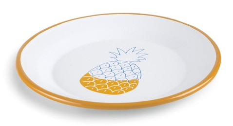 IBILI set 6 plato para postre GASTRODESSIN acero esmaltado 18 cm