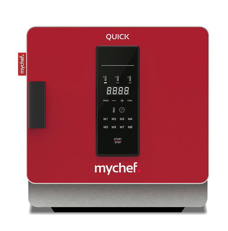 MYCHEF horno de cocción acelerada QUICK 1 rojo 3600 W con filtro