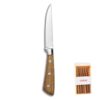 COMAS set 6 cuchillos chuleteros MONTBLANC estuche madera